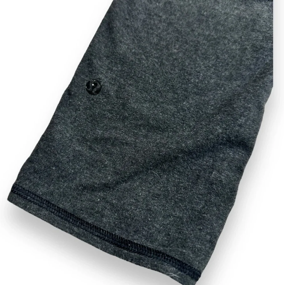 Lululemon Wunder Under Crop Roll Down Leggings Women's 10 Heathered Green Sz 8 - Picture 2 of 7